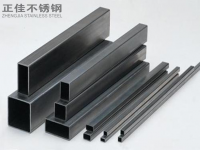 304黑钛不锈钢管图片